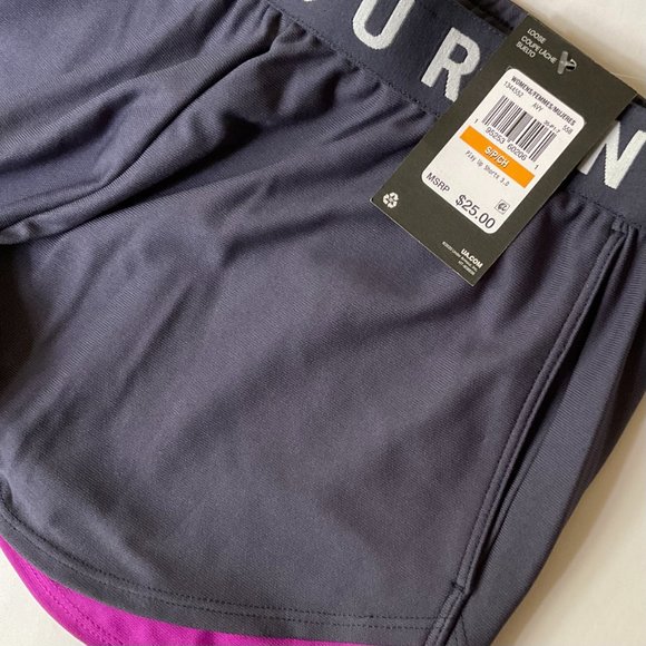 UNDER ARMOUR Women's "Play Up" Shorts 3.0 NWT Size S/P - Picture 2 of 8